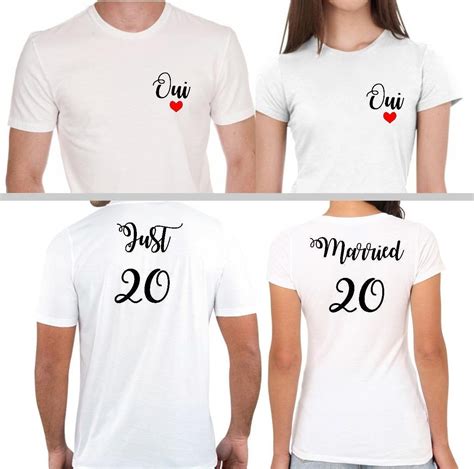 tee shirt mariage couple